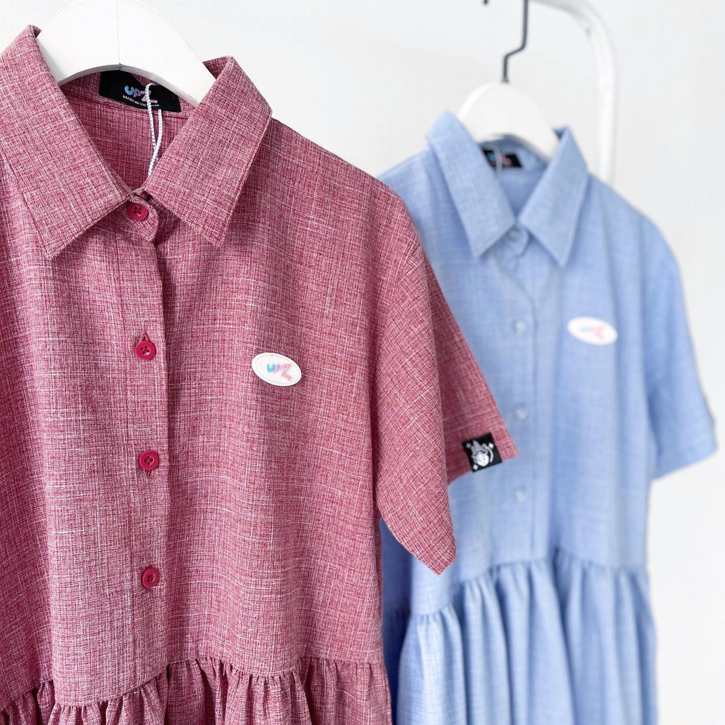 UPZ Đầm Babydoll Logo Chữ (4 Màu)