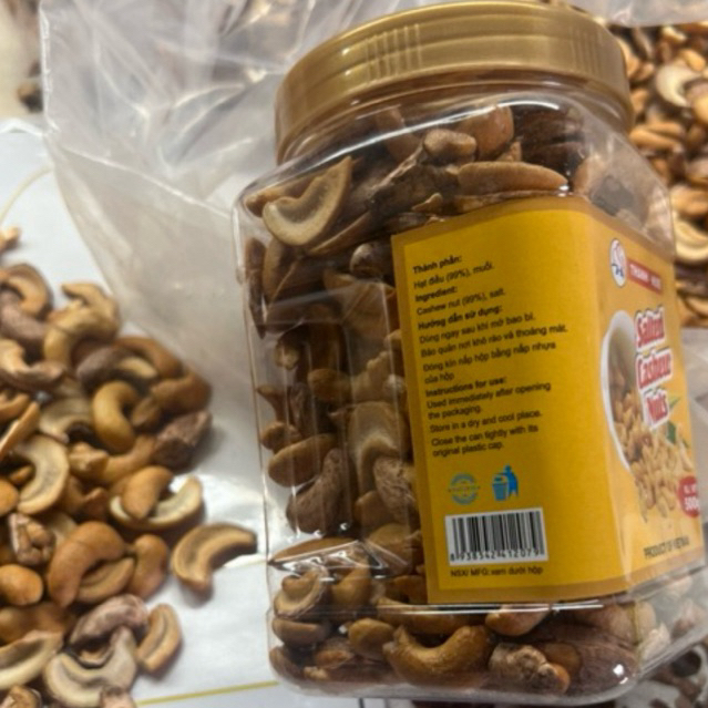 Điều Bể Lụa Rang Muối hộp 500gr