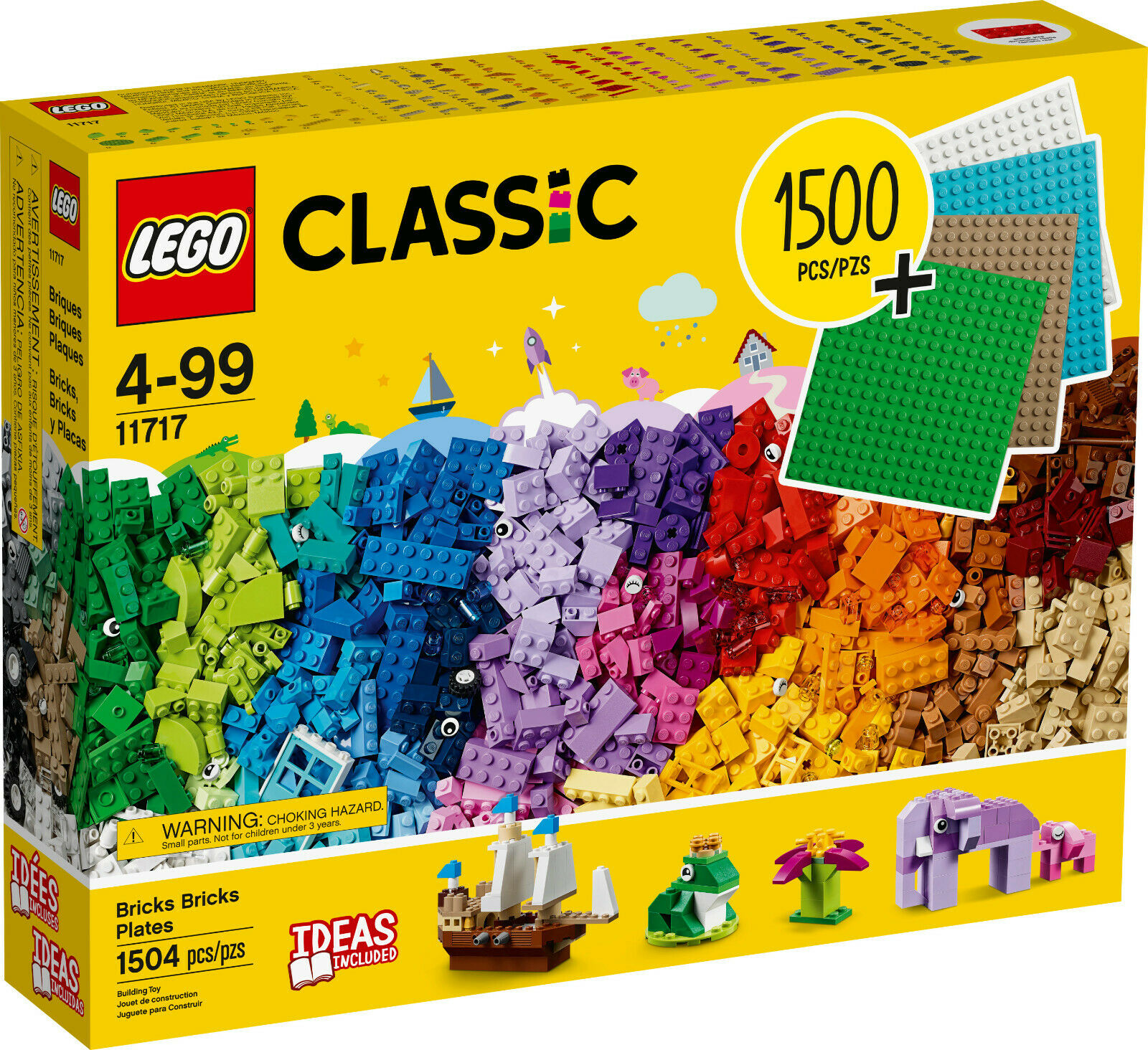Đồ chơi lắp ghép LEGO Classic 11717 - 1504pcs