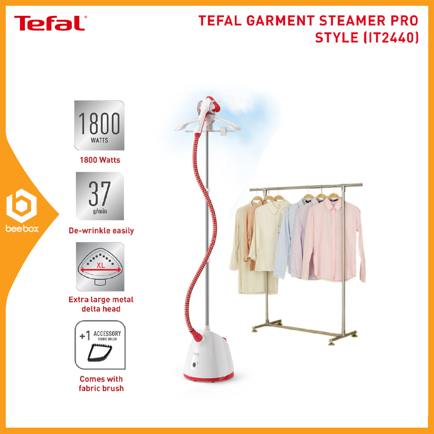 Tefal Garment Steamer Pro Styler 1800W IT2440 / Expert Precision 1700W