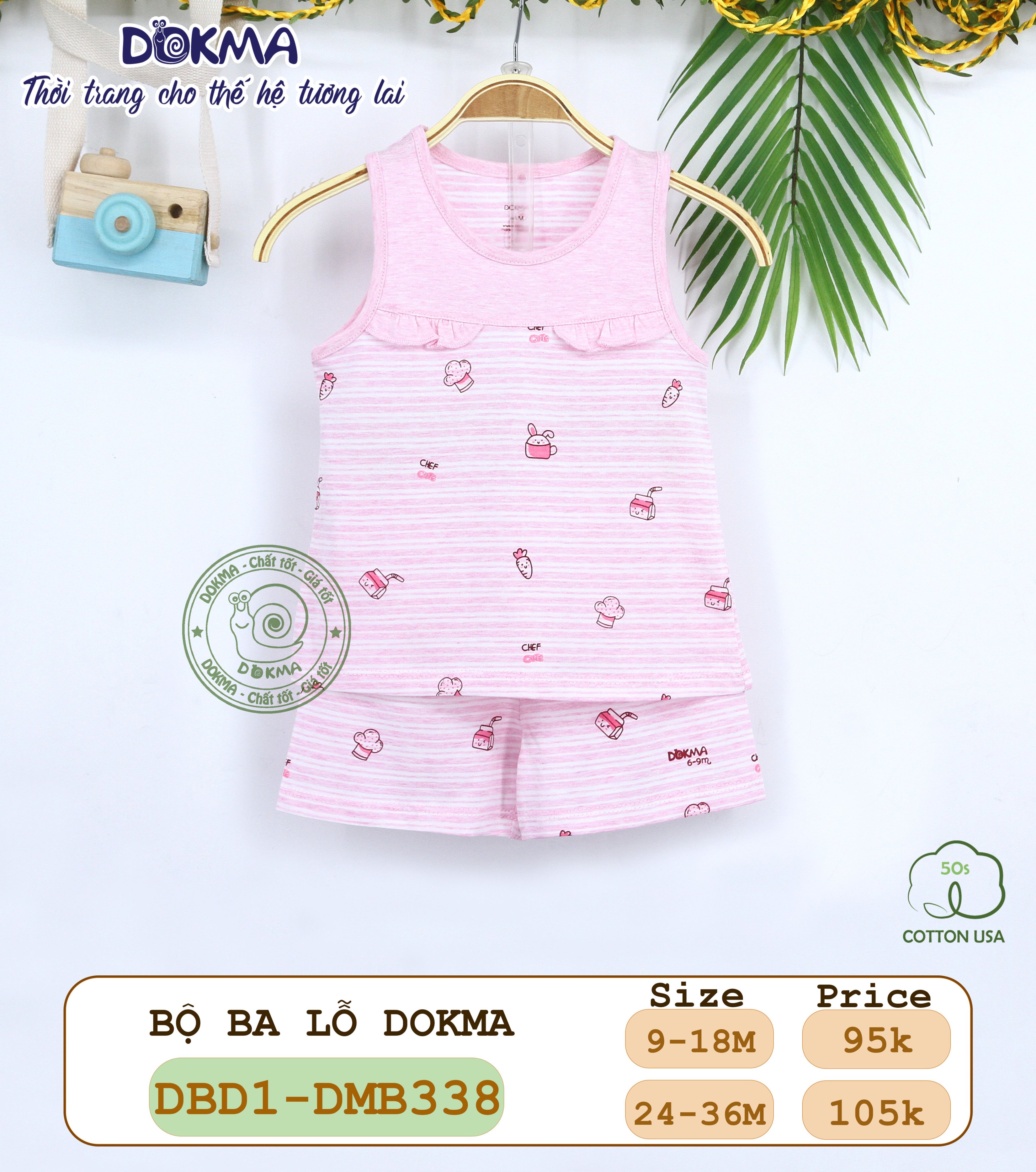 Bộ ba lỗ DB436 Dokma