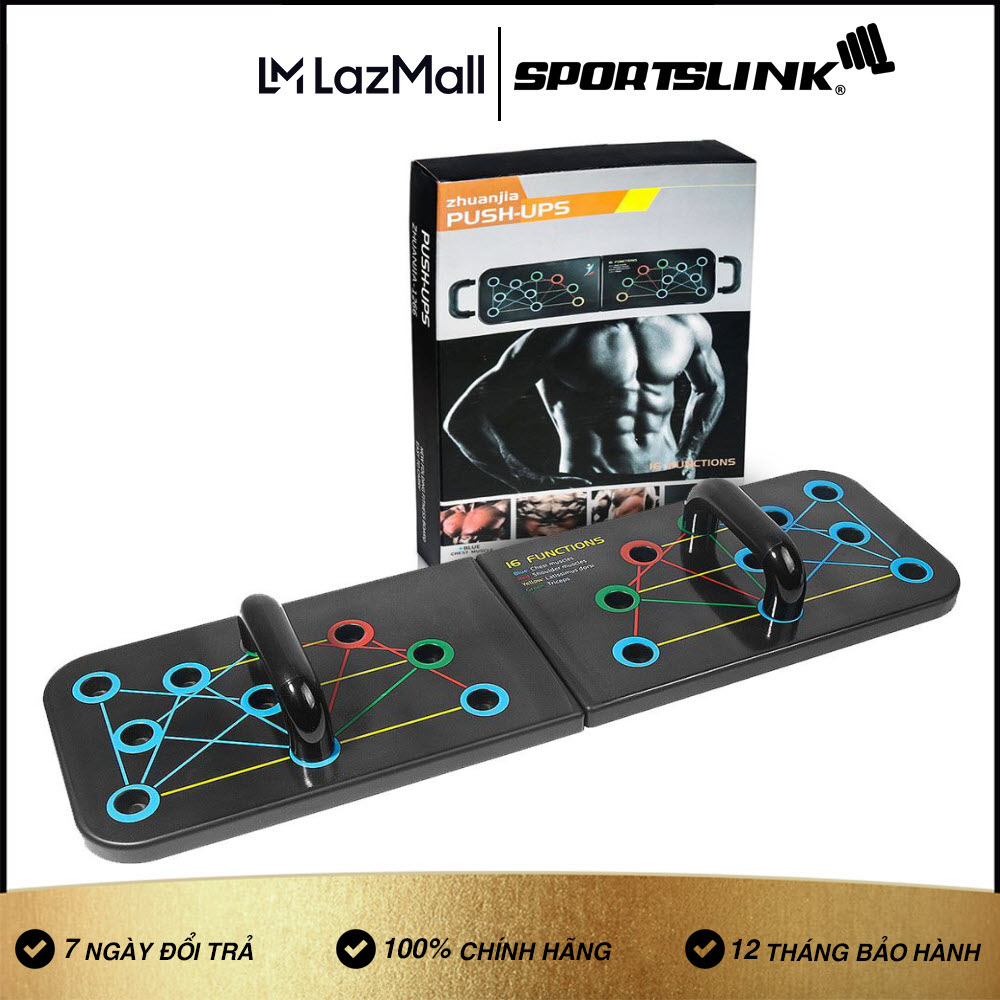 Dụng cụ hít đất, chống đẩy đa năng 10 in 1 push up gymlink sk0102
