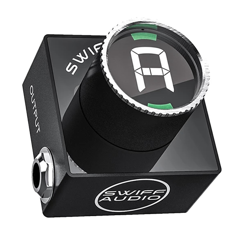 - c10 mini audio pedal tuner replacement for chromatic guitar bass tuning hd led display adjustable a4 range value 430-449hz