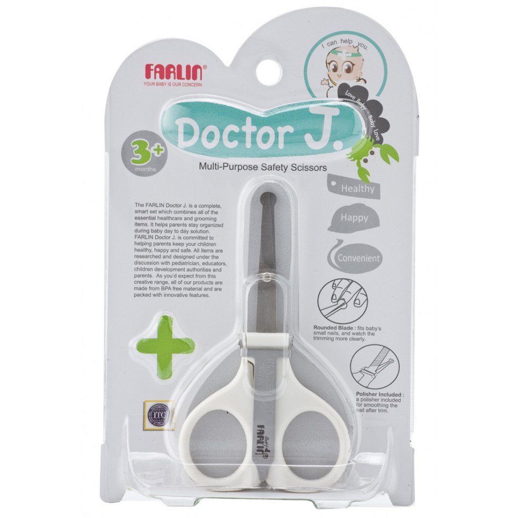 [GIFT] Kéo cắt móng an toàn cho bé Farlin BF-160A-1