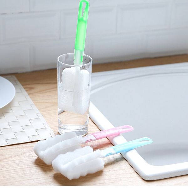 Combo 2 Cây Cọ Rửa, Ly, Cốc, Bình Sữa Đa Năng Đầu Mút Xốp