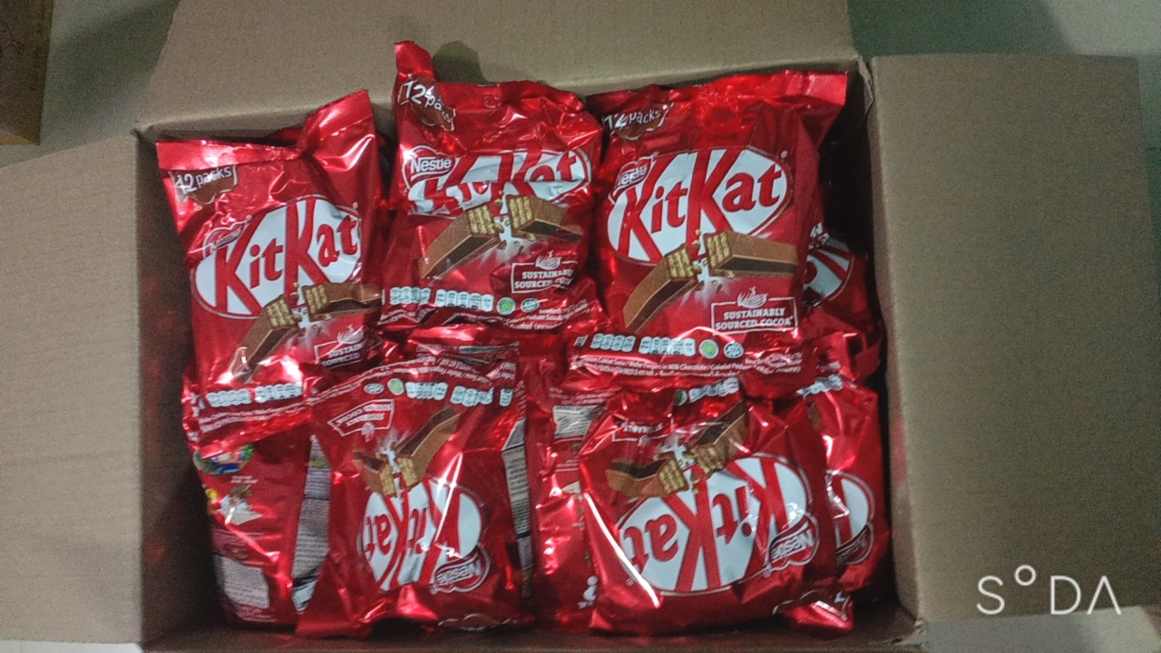 Bánh socola Kitkat Nestle' gói 10thanh 17g