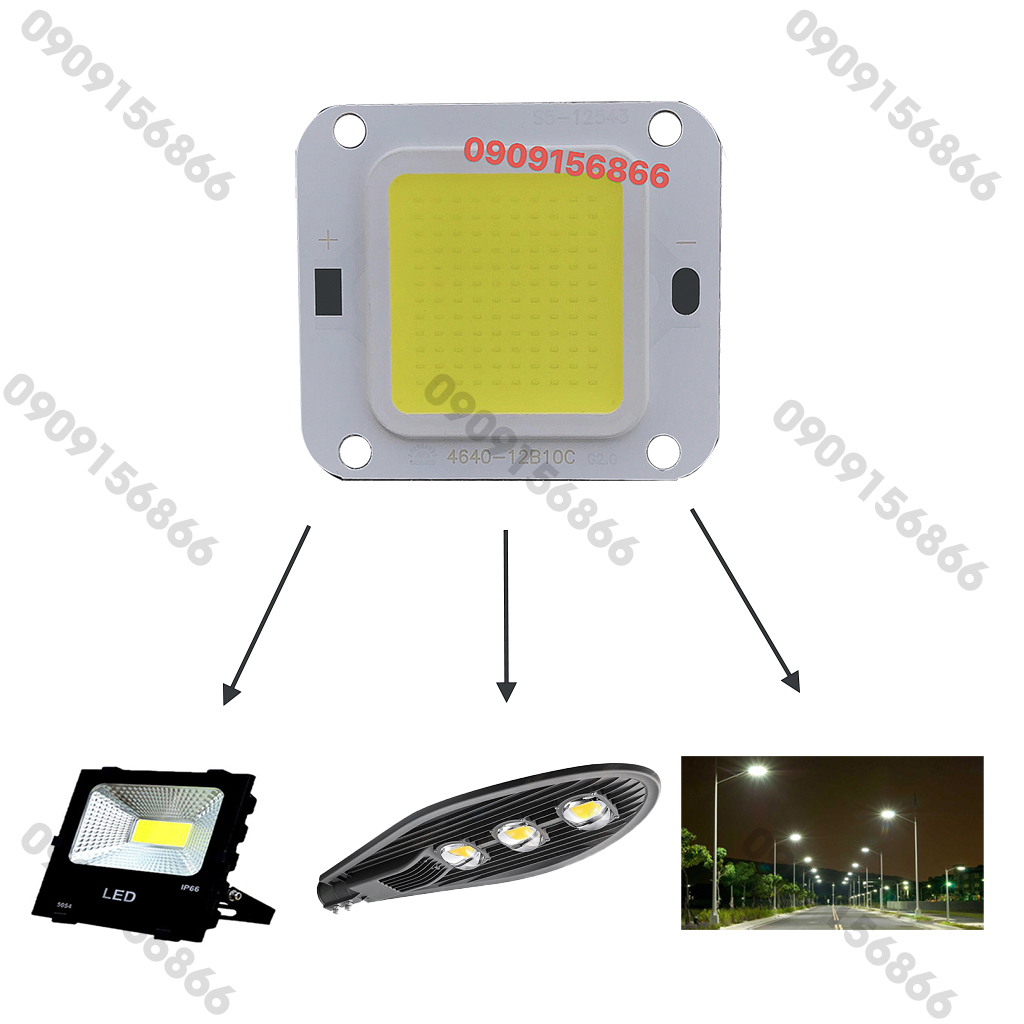 Mắt led cob 36v 50w, dùng cho pha led, đèn sân vườn