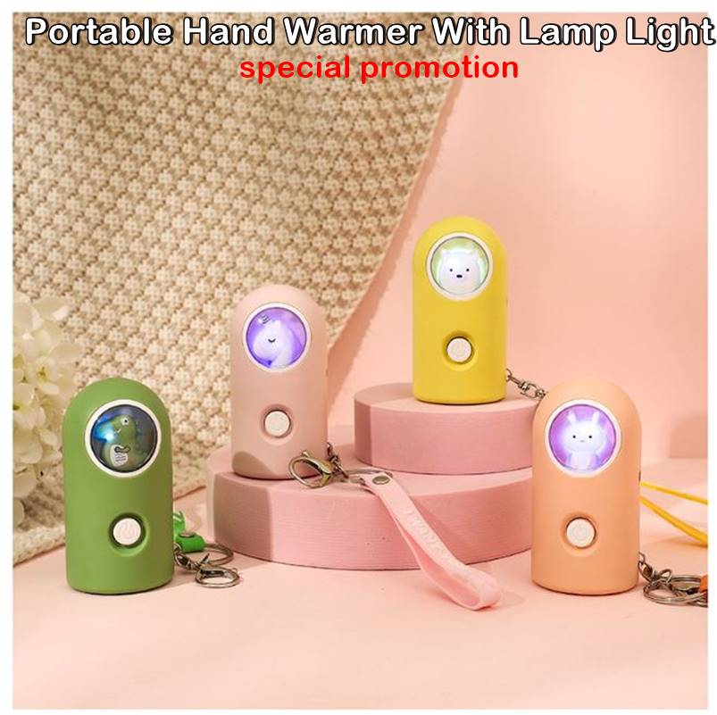 SG STOCK) Portable Hand Warmer USB Charging Heating Pad With Lamp Light |  Lazada Singapore