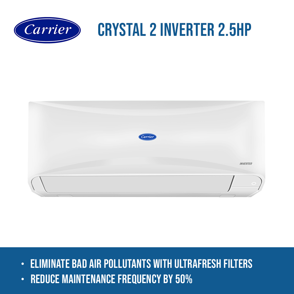 carrier crystal inverter 2.5 hp