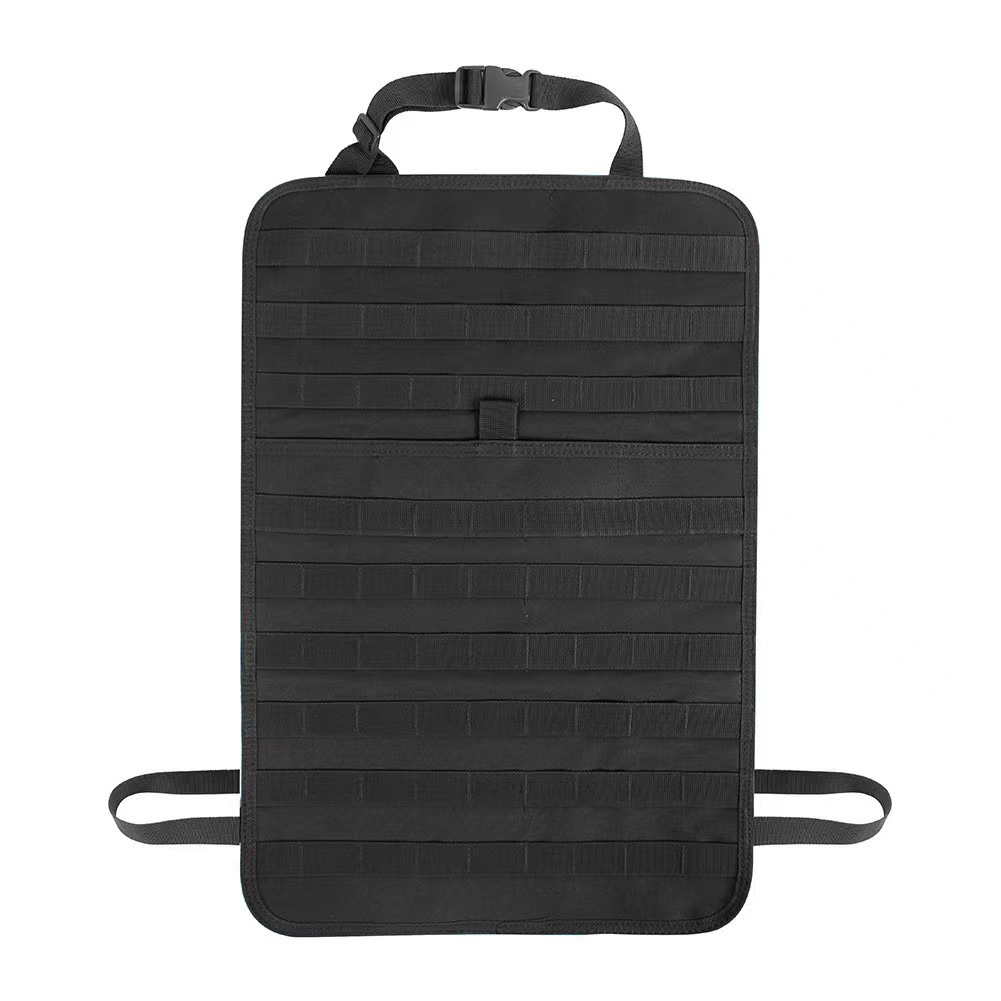 Qiaolis General Tactical MOLLE Car Seat Back Hanging Bag Multi-Purpose Car Storage Package Outdoor Accessories Storage Organizer