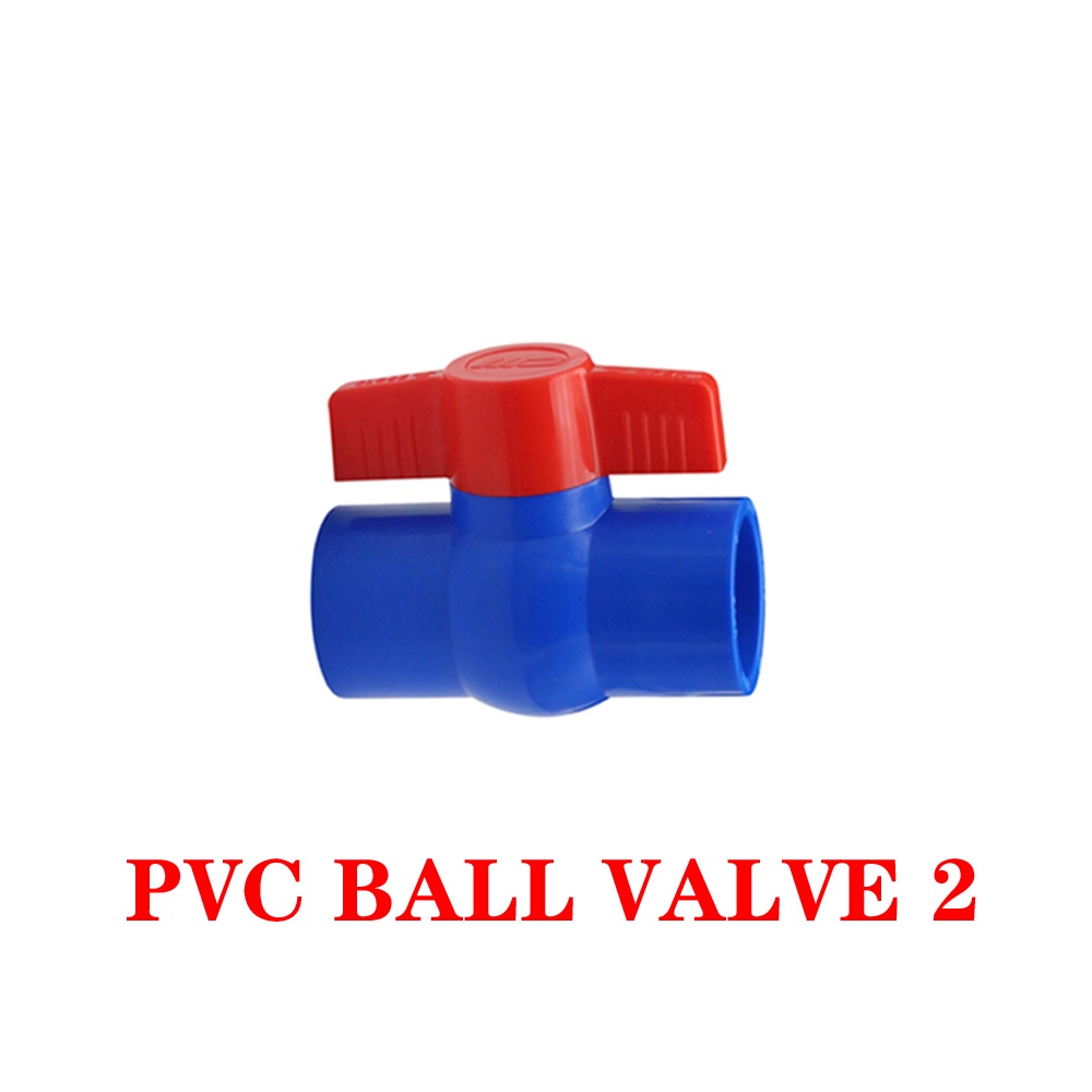 (PER PIECE)Blue PVC Ball Valve Plain PVC Water Valve PVC Gate Valve