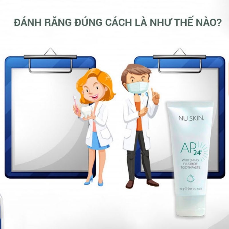 Kem đánh răng trắng sáng AP-24 Whitening Fluoride Toothpaste Nuskin