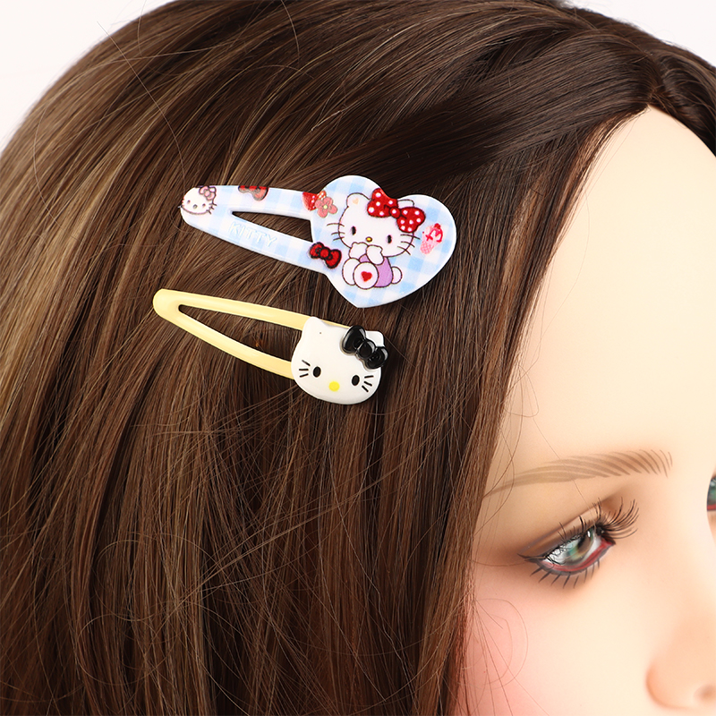 6/12/19/21Pcs%20Cartoon%20Sanrio%20Hair%20DIY%20Accessories%20Suit%20Hair%20Clip%20Hello%20Kitty%20Hairpin%20For%20Girls%20Children%20Clip%20Runrui%20-%20Image%204