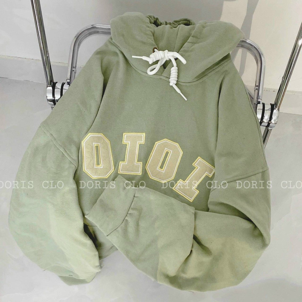 Áo Khoác Hoodie Nam Nữ Form Rộng Thêu Chữ OIOI Có Dây Kéo Nón Trùm Qua Đâu Chống Nắng Thời Trang Cao Cấp