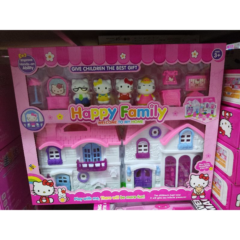 Hộp quà tặng sinh nhật màu hồng Hello Kitty cho bé
