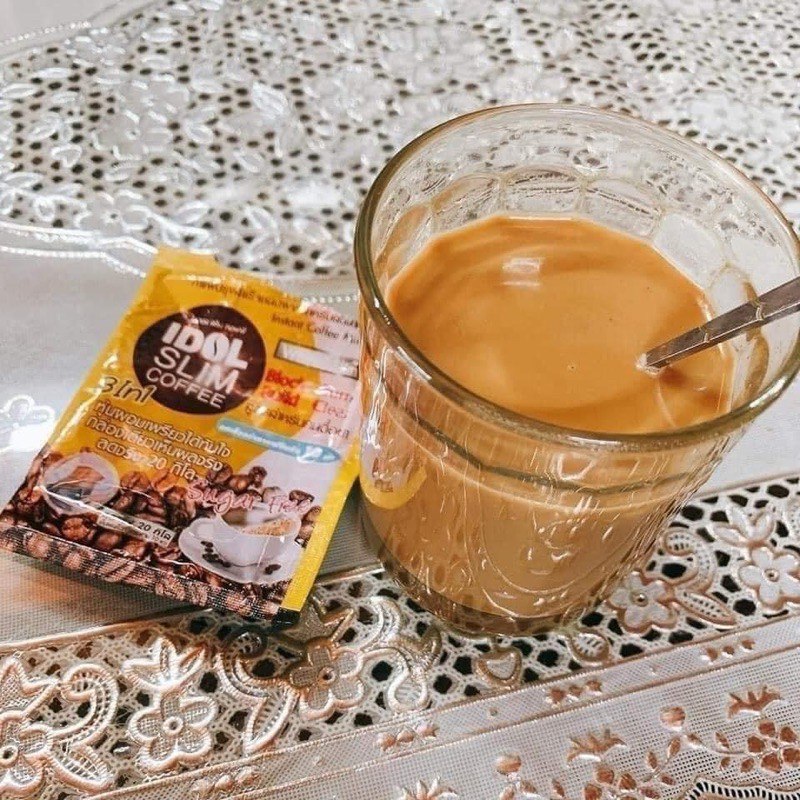 Cà phê sữa giảm cân Idol Slim Coffee 3 In 1 TK Natural Thái Lan