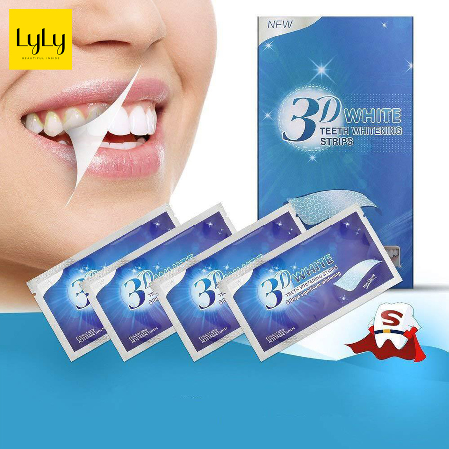 Miếng Dán Trắng Răng 3D White Teeth Whitening Strip