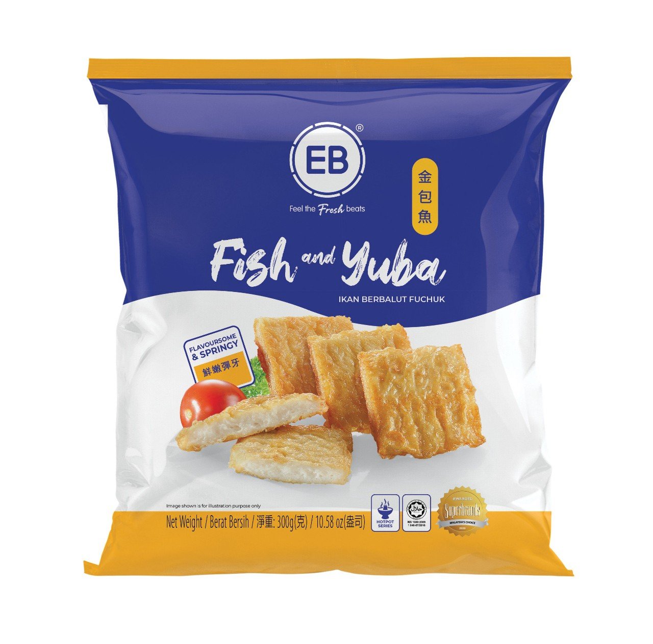 [Samy Food] [HCM SHIP 2H] Chả Cá Yuba EB Malaysia 300g