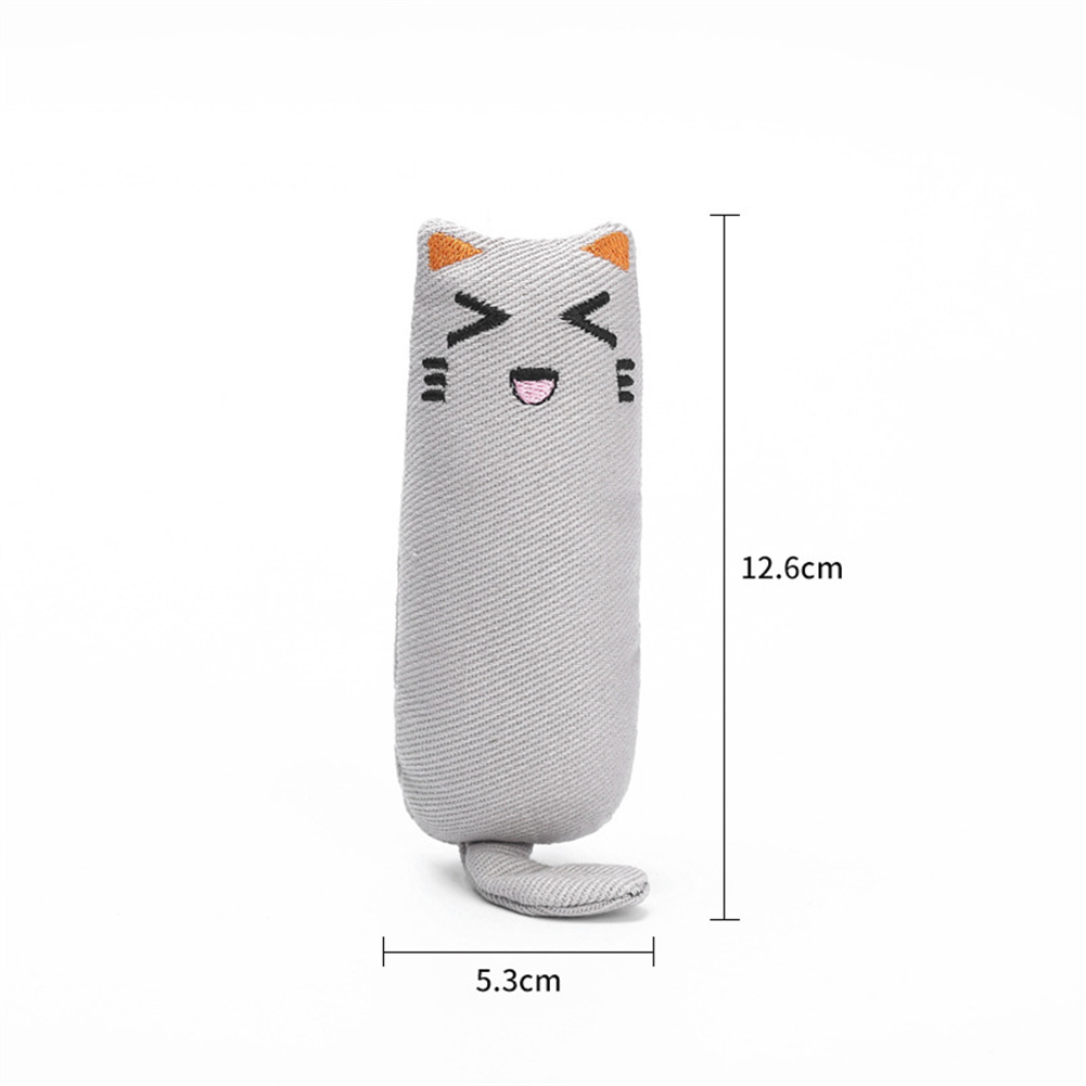 Rustle Sound Catnip Toy Cats Products for Pets Cute Cat Toys for Kitten Teeth Grinding Cat Plush Thumb Pillow Pet Accessories