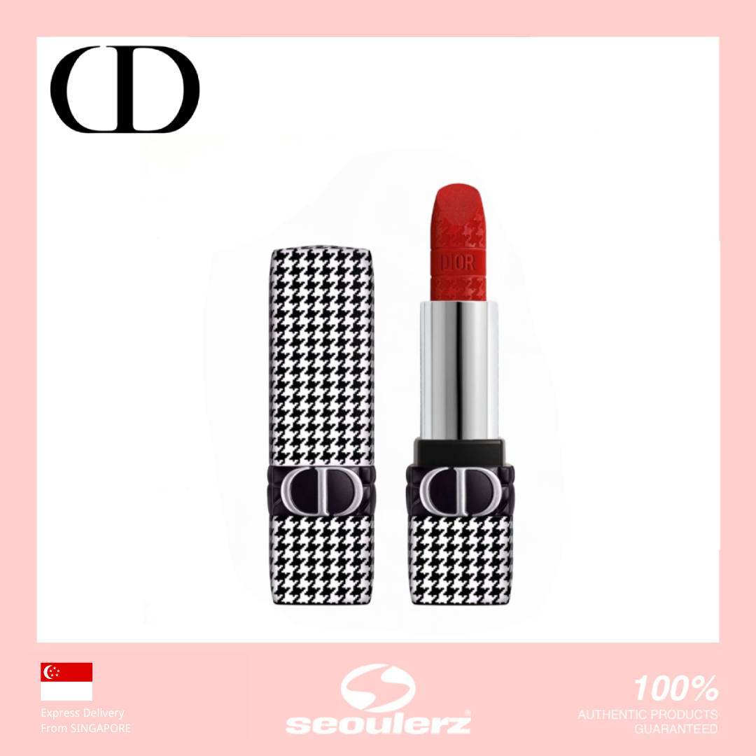 Authentic* DIOR houndstooth lipstik ROUGE NEW LOOK EDITION