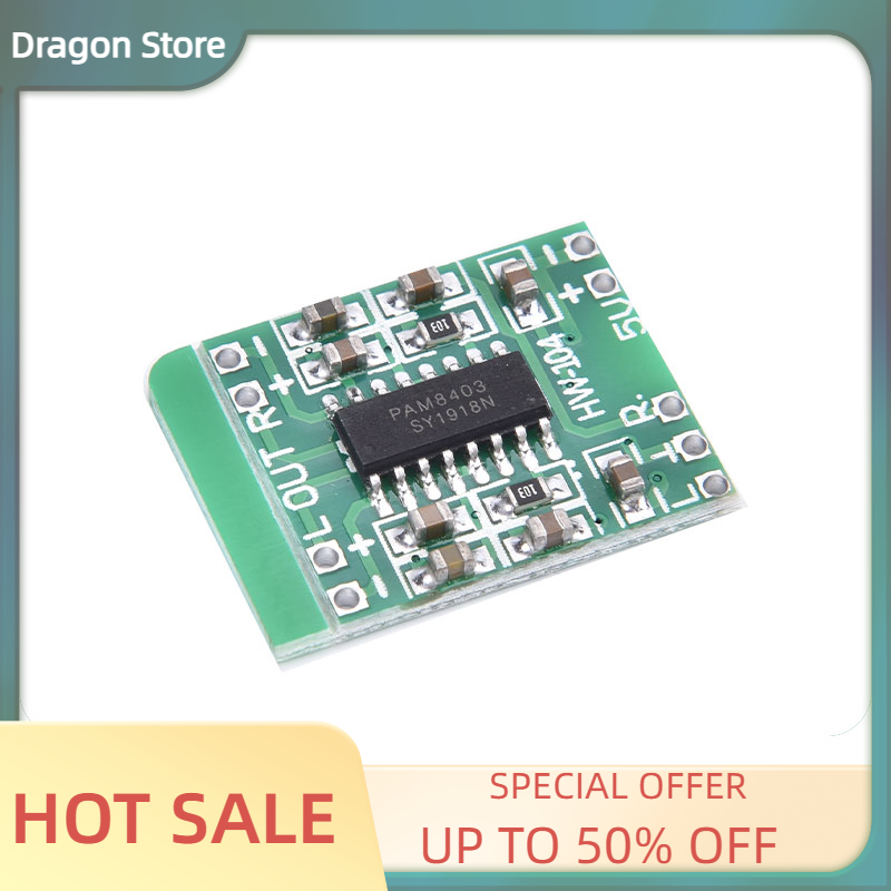 Dragon PAM8403 3W Digital Class D Amplifier Board module Audio Speaker Sound Board
