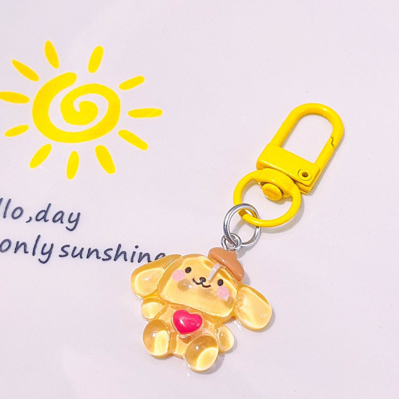 Móc khóa charm chó con cute
