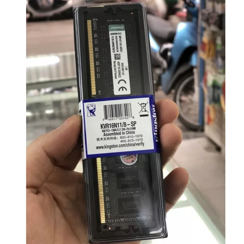 Ram Kingston 8GB DDR3 bus 1600 mới bh 12 tháng