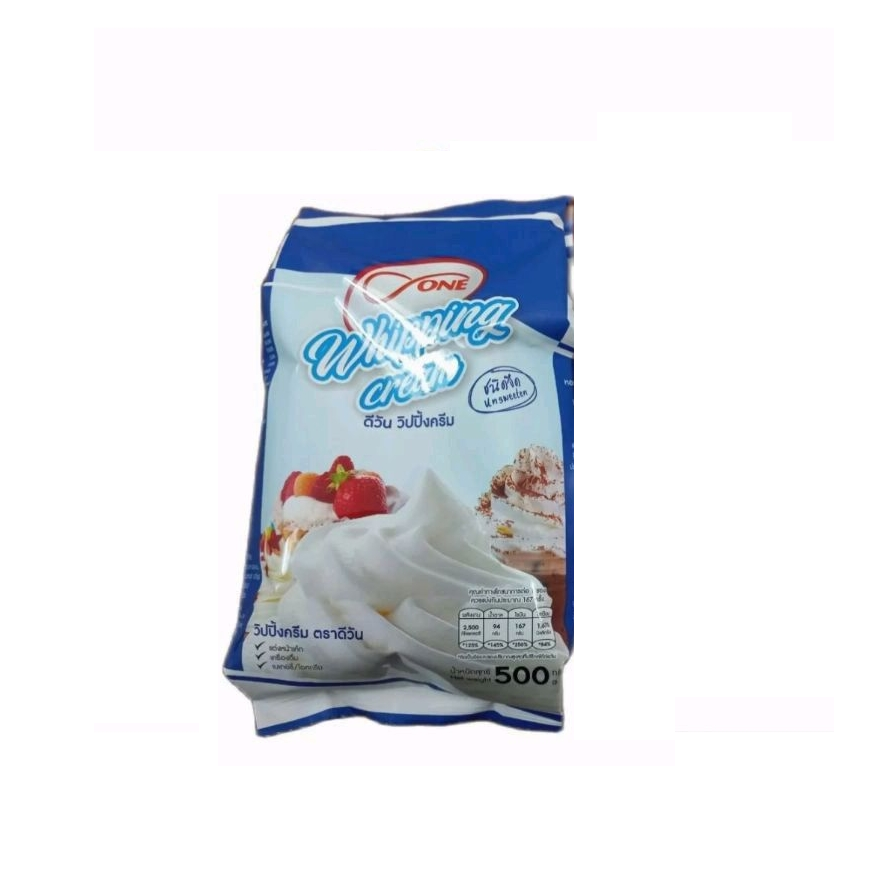 Bột whipping cream Thái Lan lạt, ngọt TC 500g