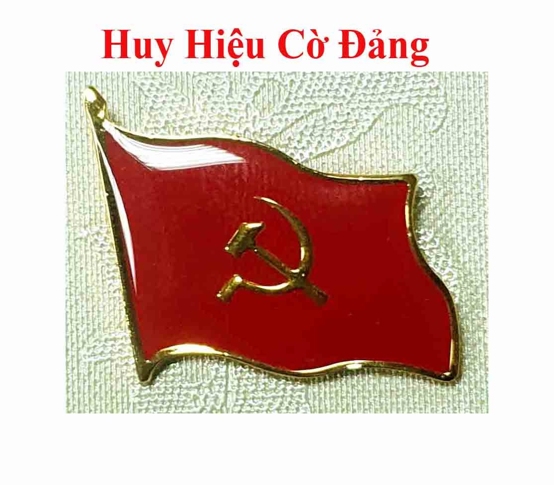 Huy Hiệu Bác Hồ Mạ Vàng 18k 100%