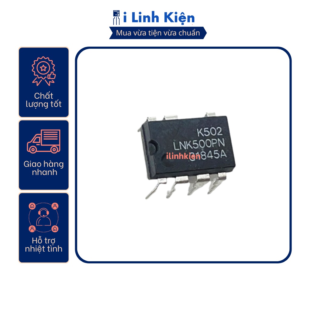 Ic nguồn LNK500PN DIP-7 chất lượng tốt