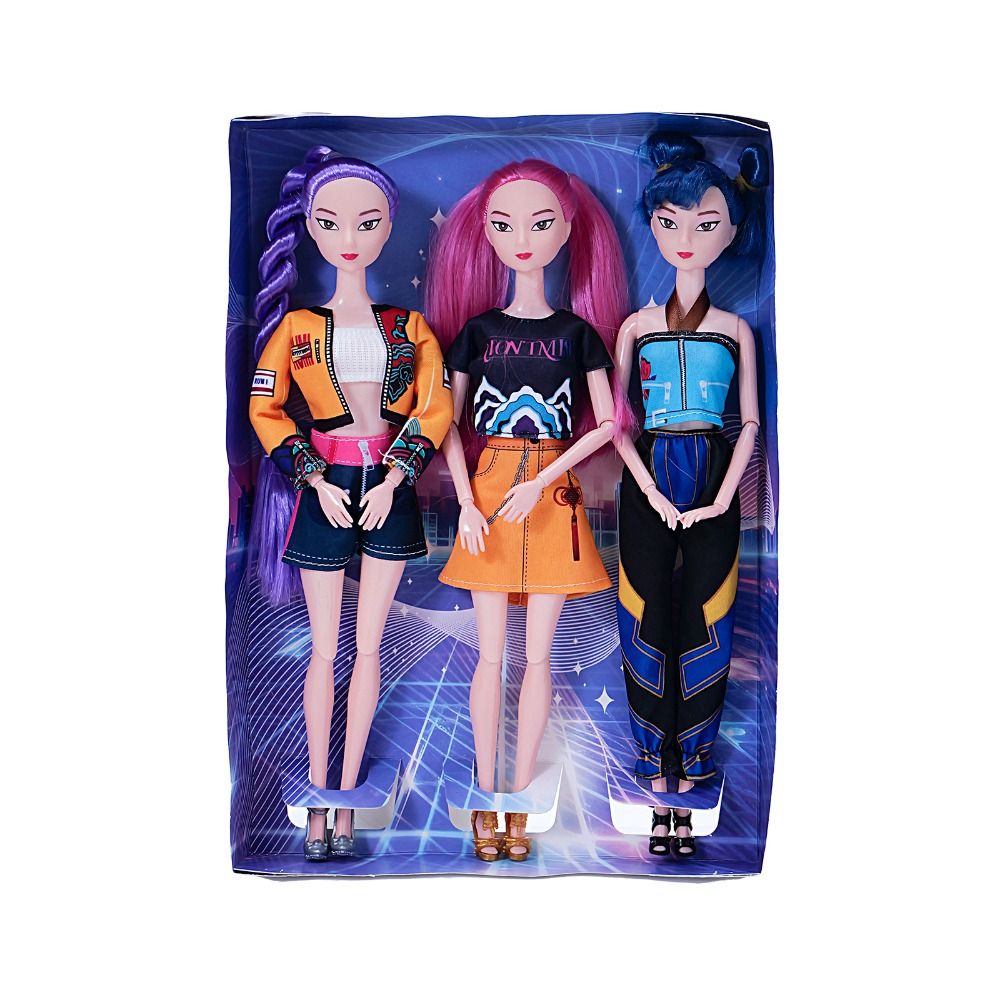 New%2029cm%20Height%20K-Pop%20New%20Singer%20Fashion%20Dolls%20Rumi%20Zoey%20Jinu%20Mira%20Multi-Jointed%20Shapeshift%20Girls%20Group%20Doll%20DIY%20Huntrix%20Articulated%20Fashion%20Doll%20Set%20Children%20Birthday%20Gifts%20-%20Image%203