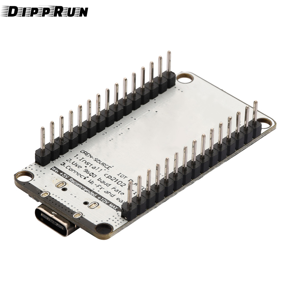DIPPRUN ESP8266 NodeMCU CP2102 ESP-12E Development Board Open Source Serial Module Works Great for Arduino IDE