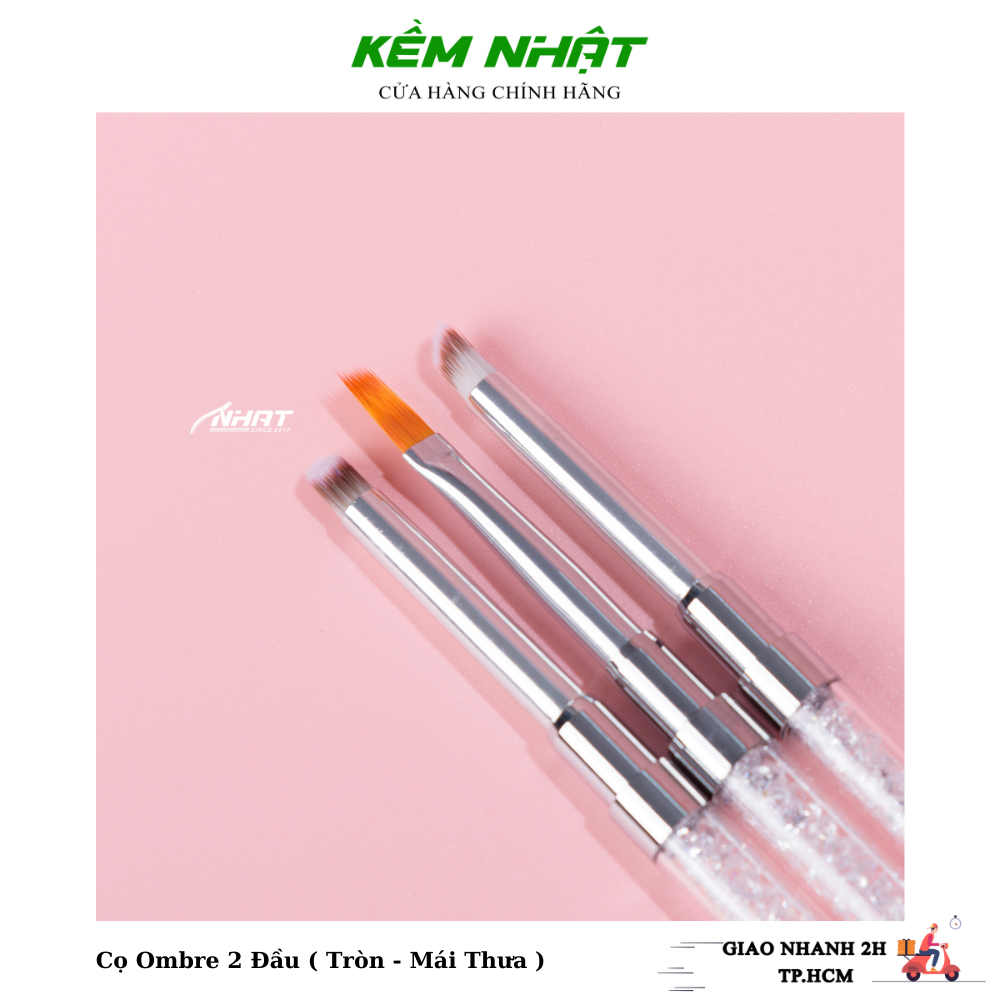 Cọ ombre 2 đầu làm nail