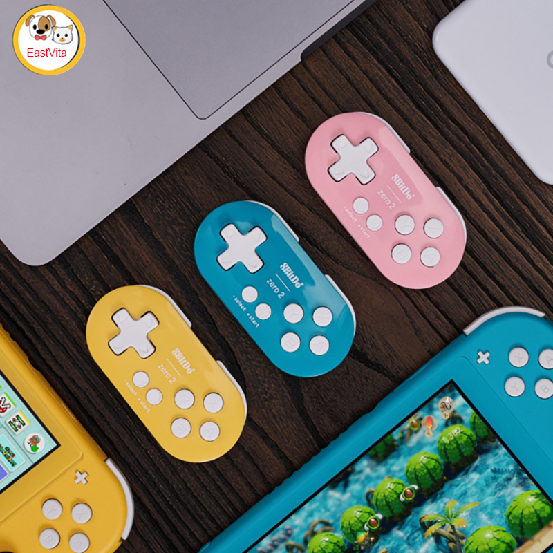 8bitdo Zero 2 Wireless Bluetooth-compatible Gamepad Mini Handle Game Controller Mobile Computer Painting Ns Game Joystick