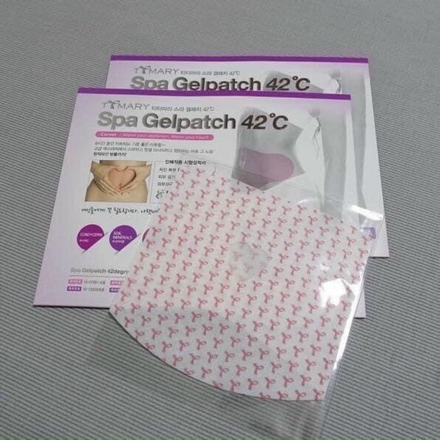 [Set 5 miếng] Miếng Dán Tan Mỡ Bụng Ttmary Spa Gel Patch 42°C