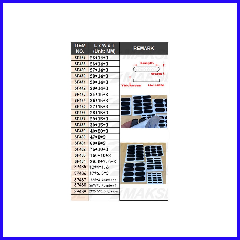 4Pcs Antislip Black Self Adhesive Oval Silicone Rubber Feet Pad