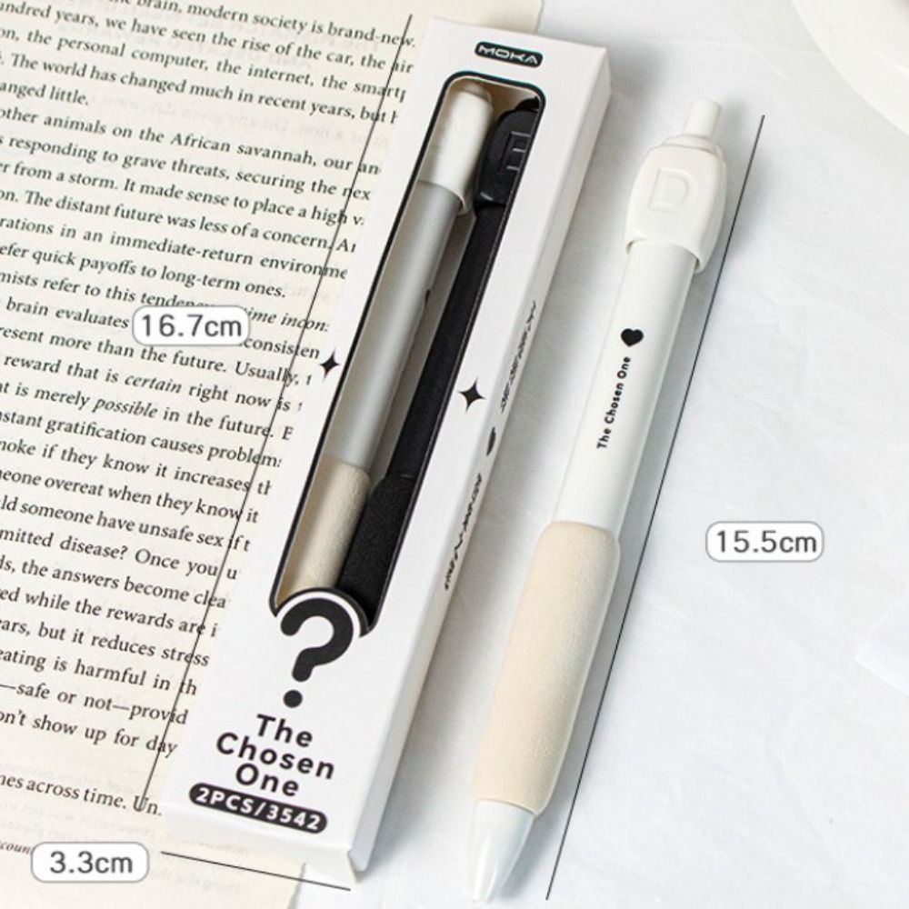 2PCS Creative Fun Rotating Answer Pen Novelty Writing Rotating Choose ...