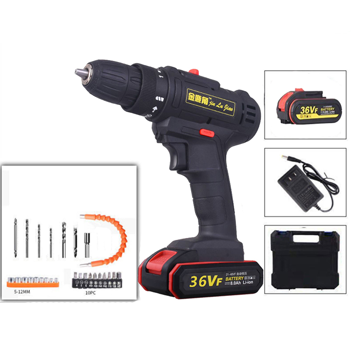 Máy khoan pin bắn vít 36v - full hộp phụ kiện