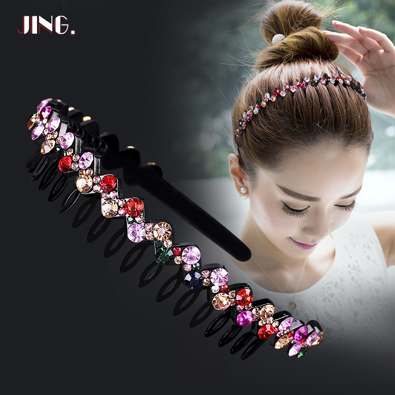 Xước tóc, cài tóc giữ tóc tạo kiểu đính hạt phong cách hàn quốc PK048