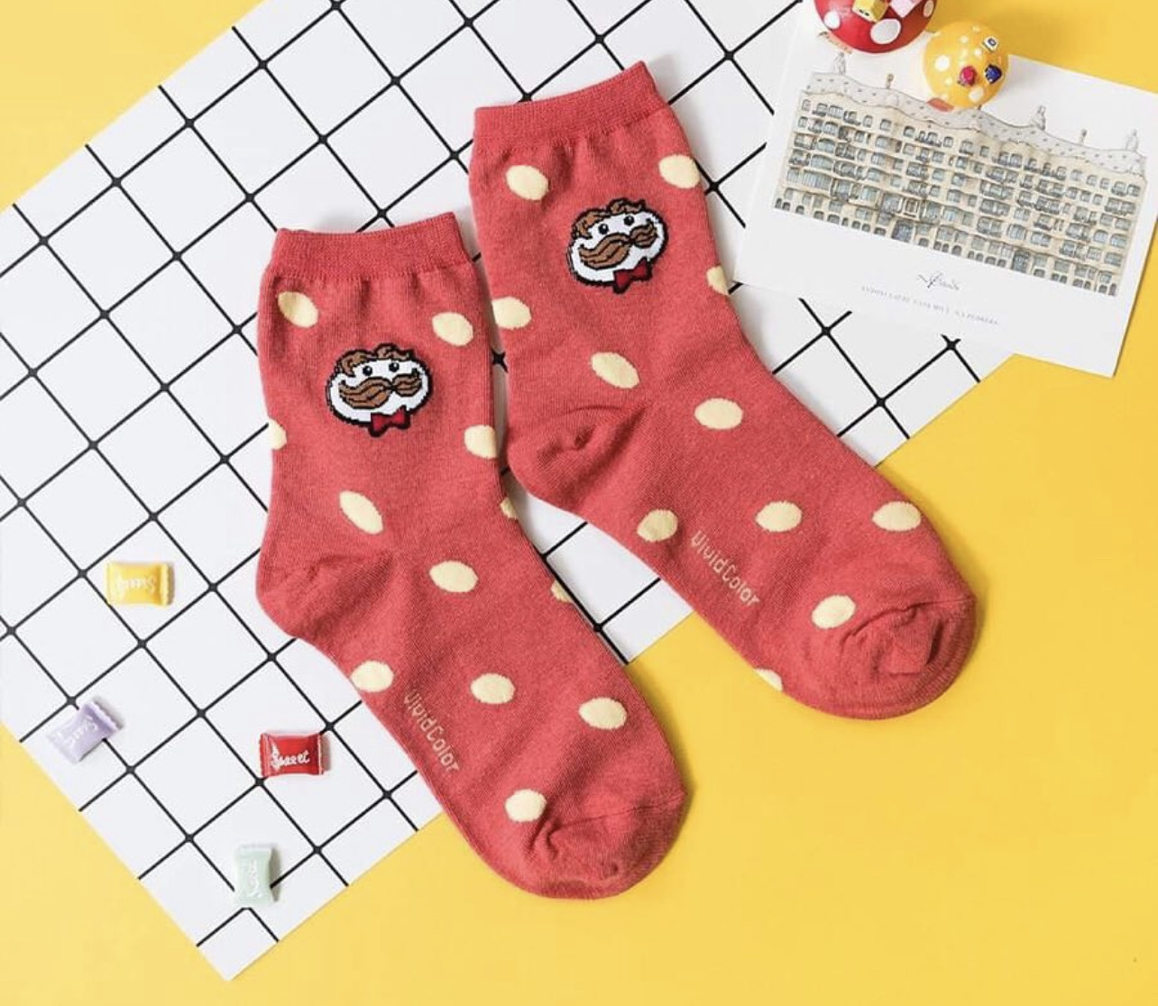 Korean Socks Pringles Socks Iconic Socks Lazada PH