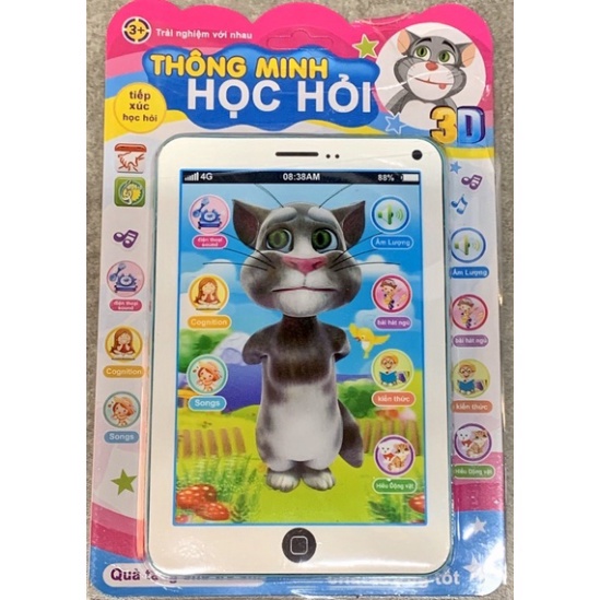 Đồ chơi bảng Mèo Tom thông minh hát kể chuyện đọc thơ cho bé