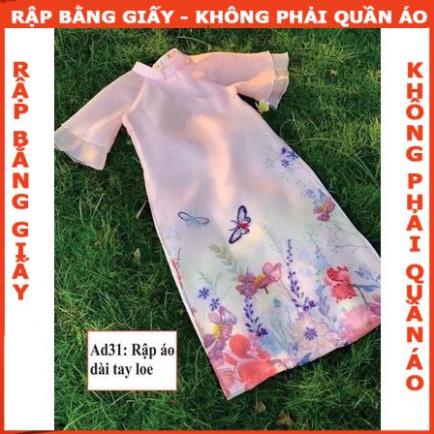Rập giấy a0 mã ad31- áo dài bé