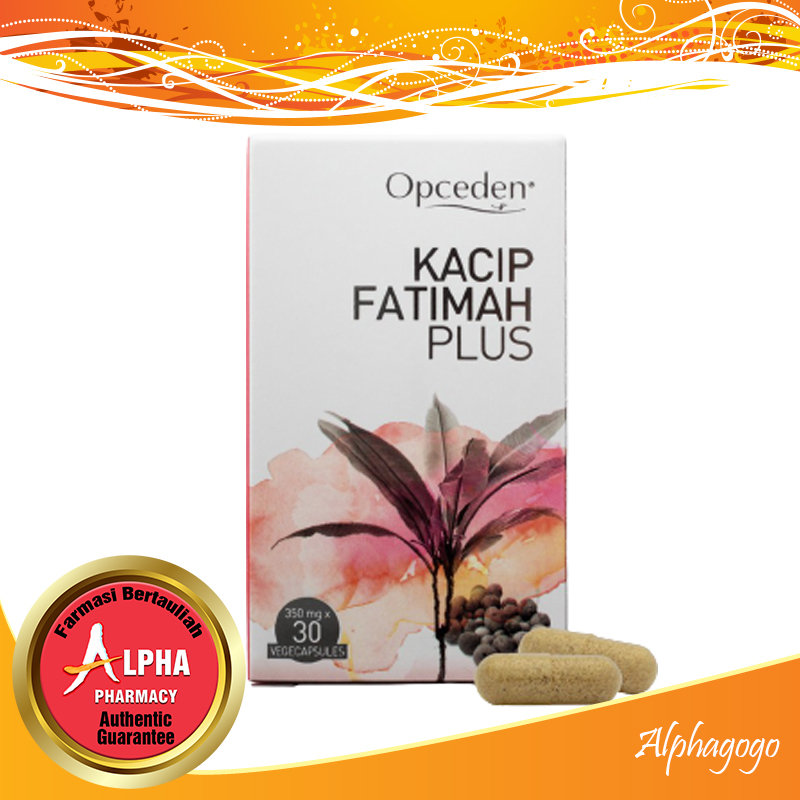 Opceden Kacip Fatimah Plus 350mg (30 VegeCapsules) Lazada