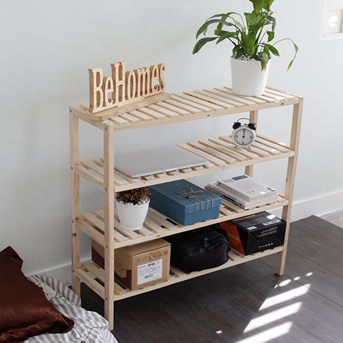 Kệ giày gỗ đa năng 4 tầng dài 80cm