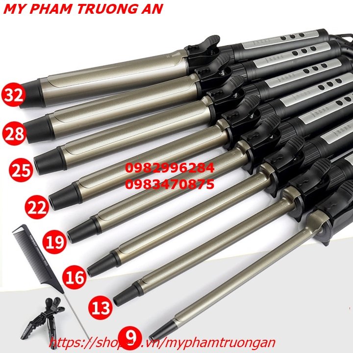MÁY UỐN TÓC NAM XOĂN XÙ MÌ TÔM phi 9