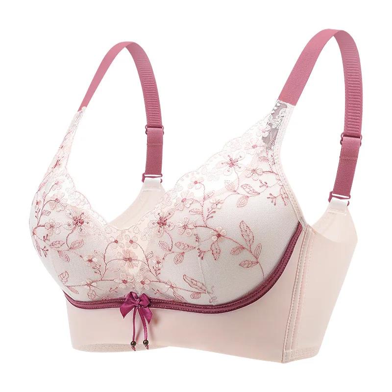 Women%20Underwear%20Chinese%20Embroidery%20Lace%20Gathering%20No%20Steel%20Rings%20To%20Prevent%20Sagging%20Ladies%20Breathable%20Comfortable%20Bra%20-%20Image%206
