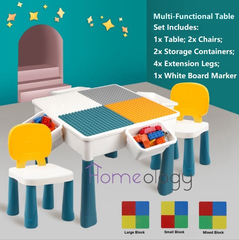 children's lego table and chairs