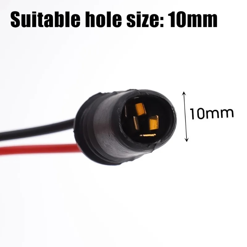 1-10pcs T10 W5W Car Light Bulb Socket Connector Bracket Wedge Base Light Bulb Plug Expansion Bulb Base with Wire
