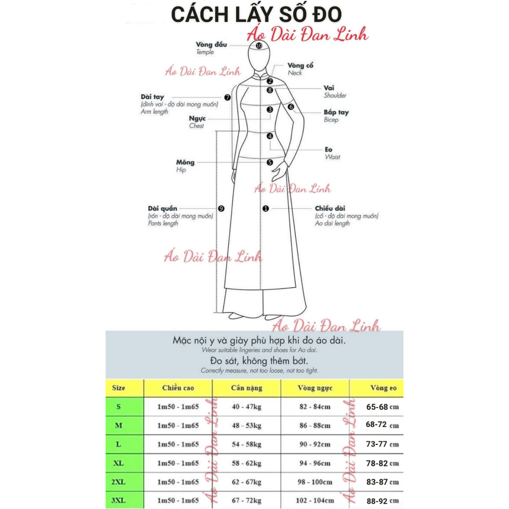 Áo dài lụa đính hoa kết ngọc - Áo Dài Đan Linh