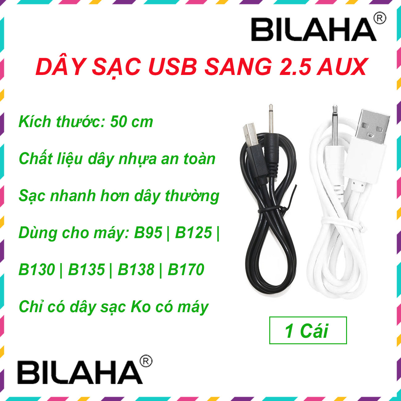 Dây sạc máy massage mắt mini 10 chế độ (Tùy chọn mẫu phân loại) (Xả Kho Lấy Vốn) (Hàng Nhập)
